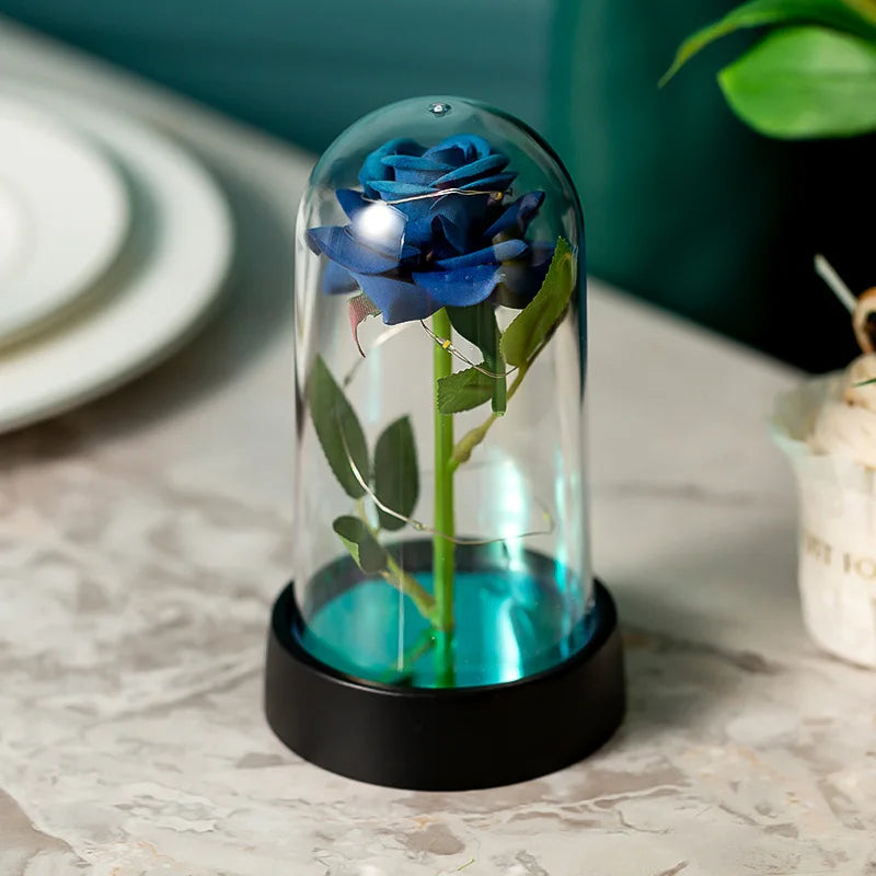 Three LED Galaxy Roses – A Magical Gift of Everlasting Beauty
