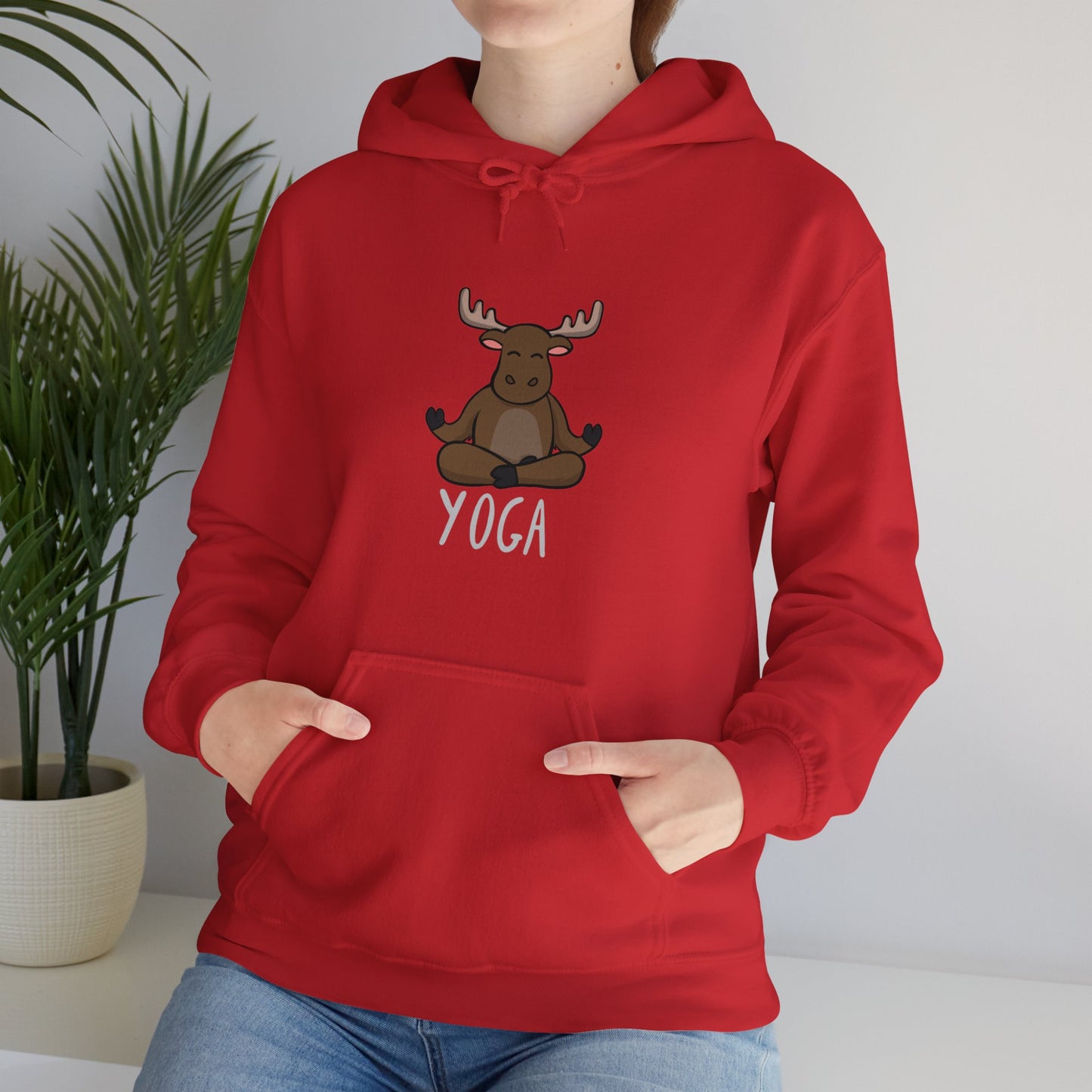 Yoga Moose Hoodie Sweatshirt