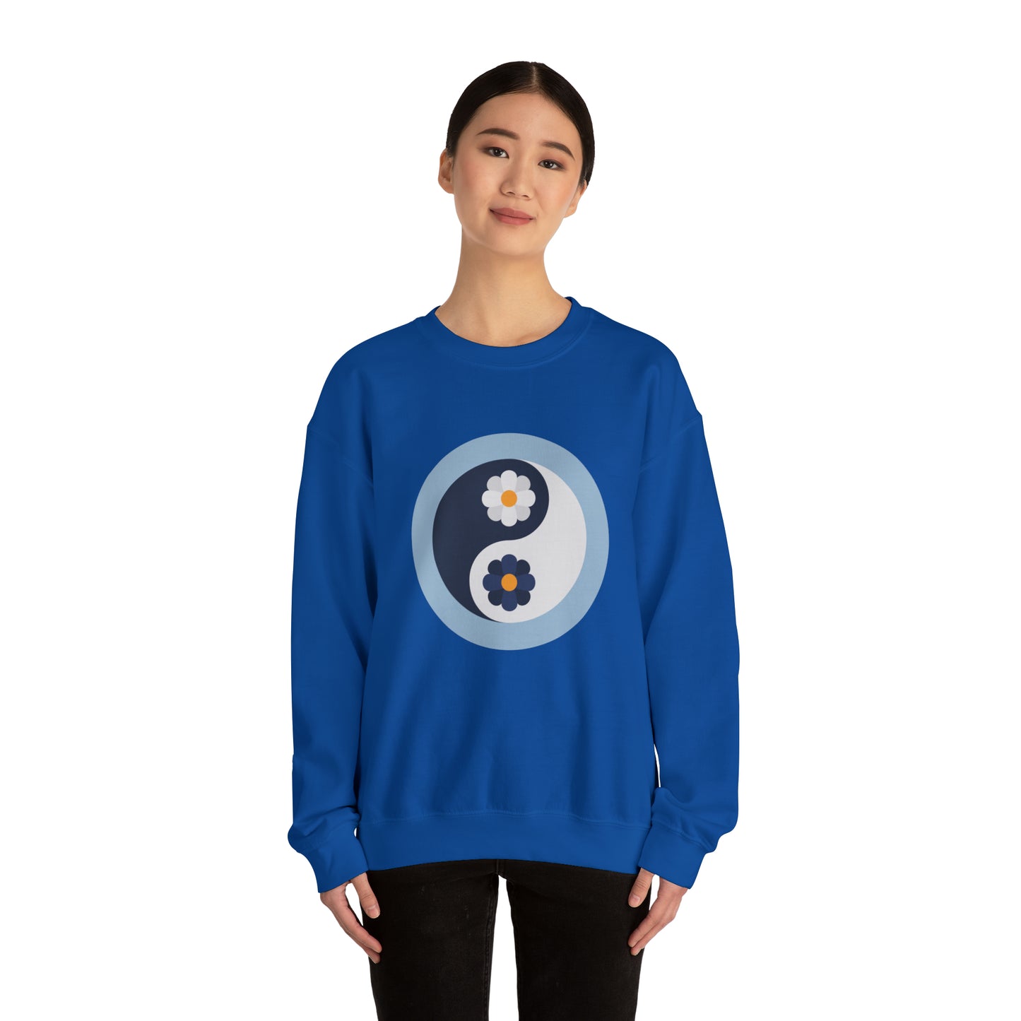 Yin Yang Floral Sweatshirt