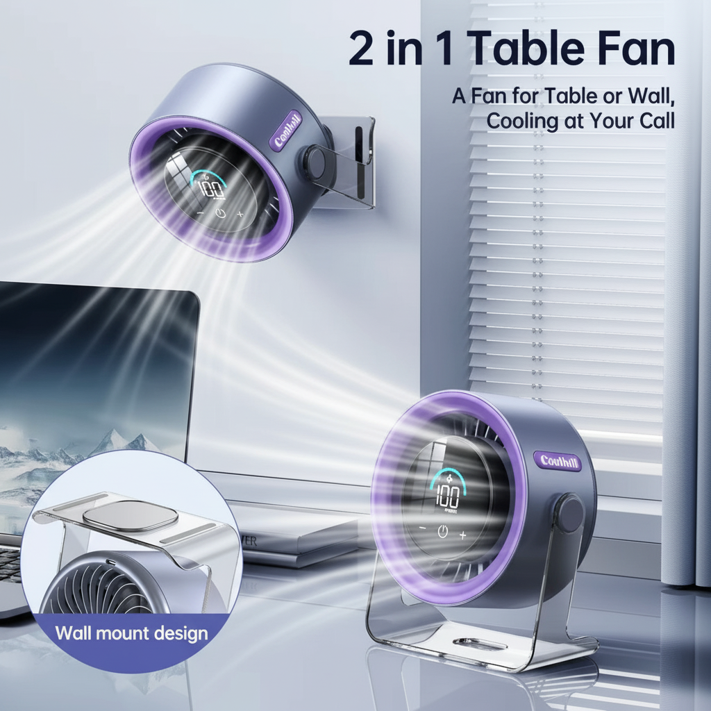 2-in-1 Table Fan - Enhanced
