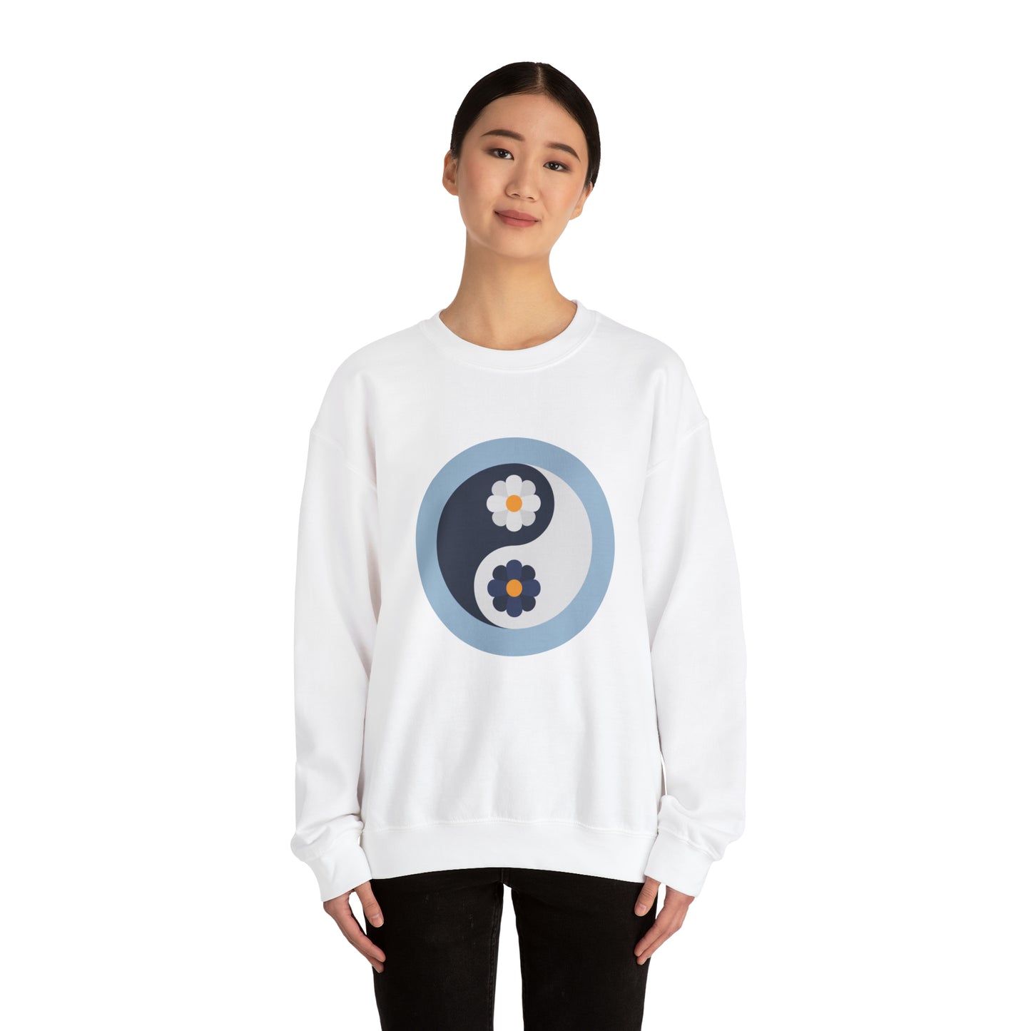 Yin Yang Floral Sweatshirt
