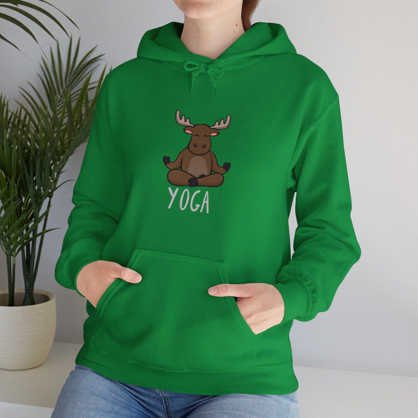 Yoga Moose Hoodie Sweatshirt