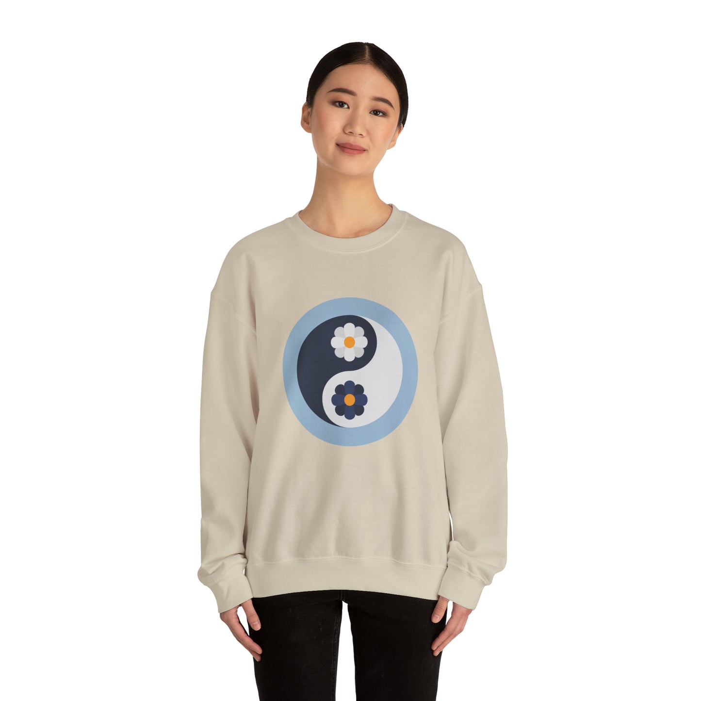 Yin Yang Floral Sweatshirt
