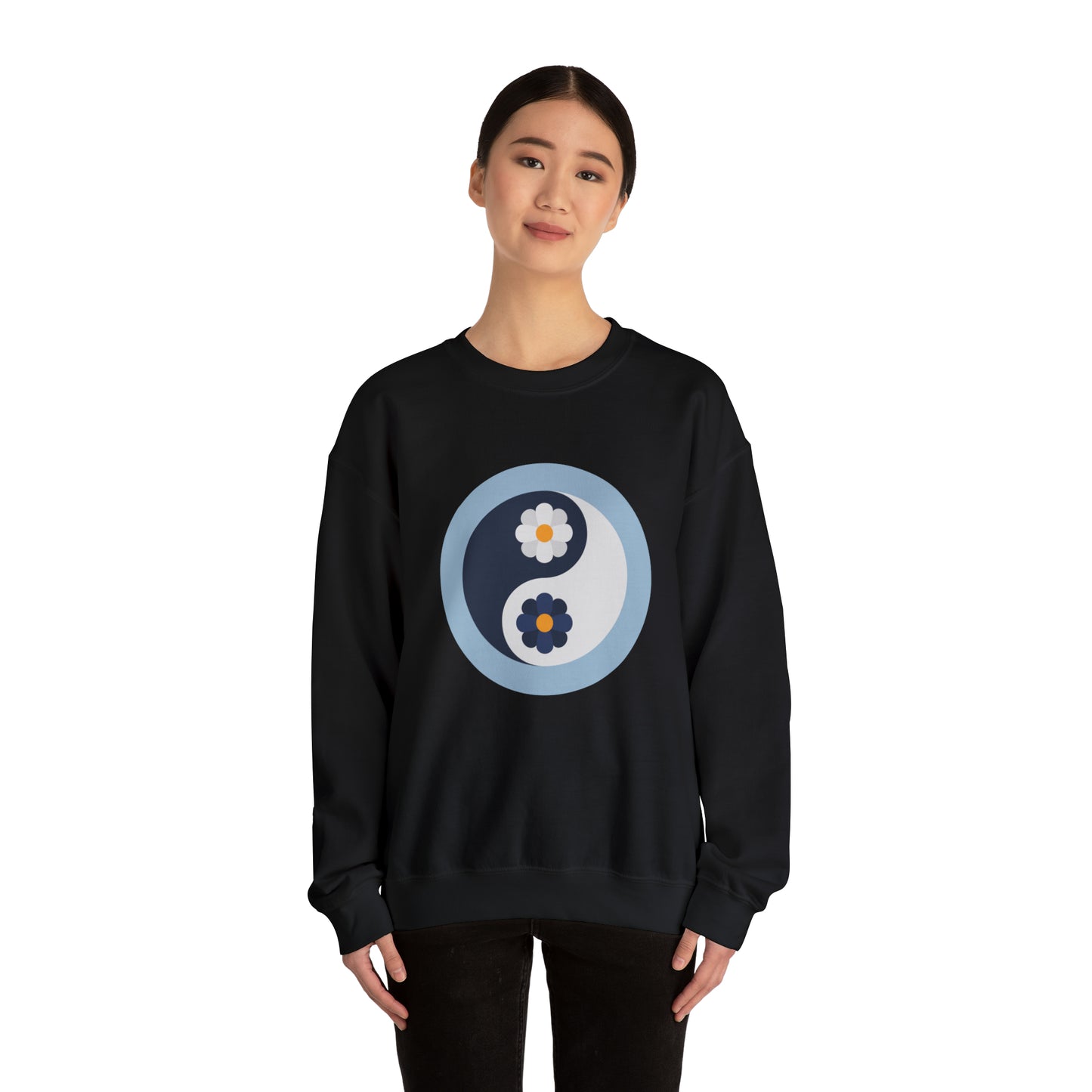 Yin Yang Floral Sweatshirt