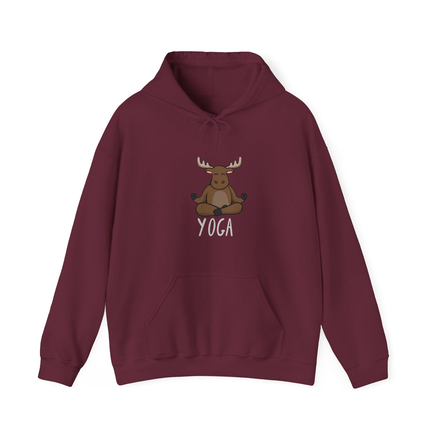 Yoga Moose Hoodie Sweatshirt