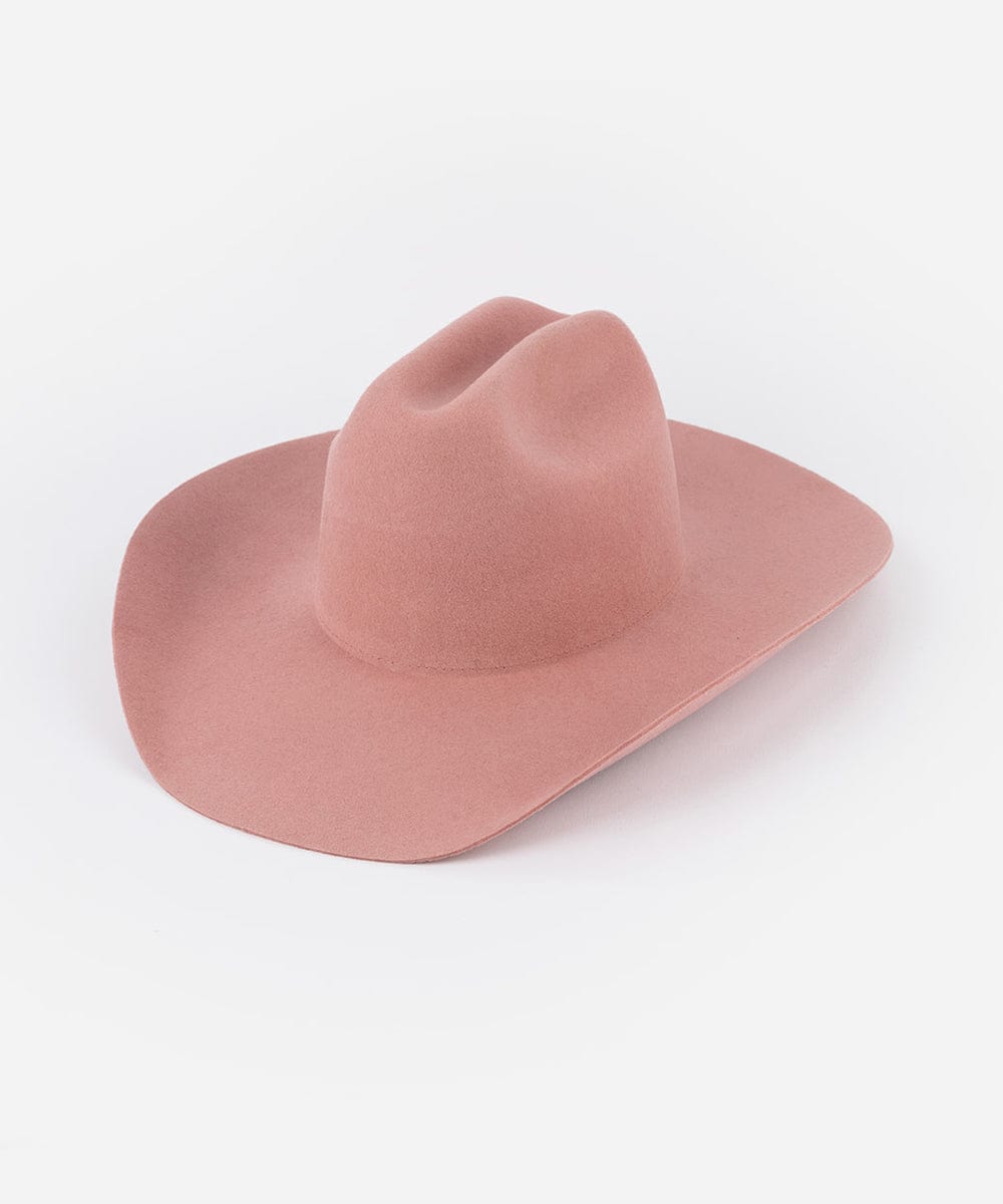 The Teddy Cattleman | Structured Felt Western Hat with Traditional Cattleman Crown