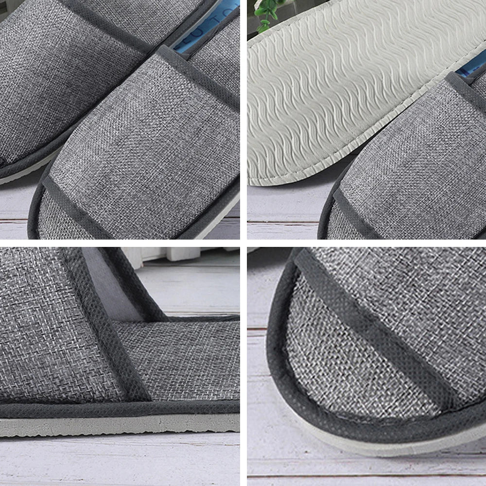 Unisex Indoor Slippers in Cotton or Linen