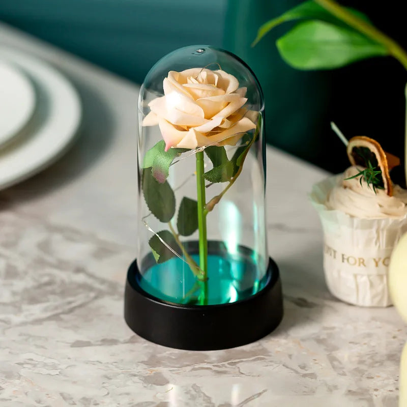 Three LED Galaxy Roses – A Magical Gift of Everlasting Beauty
