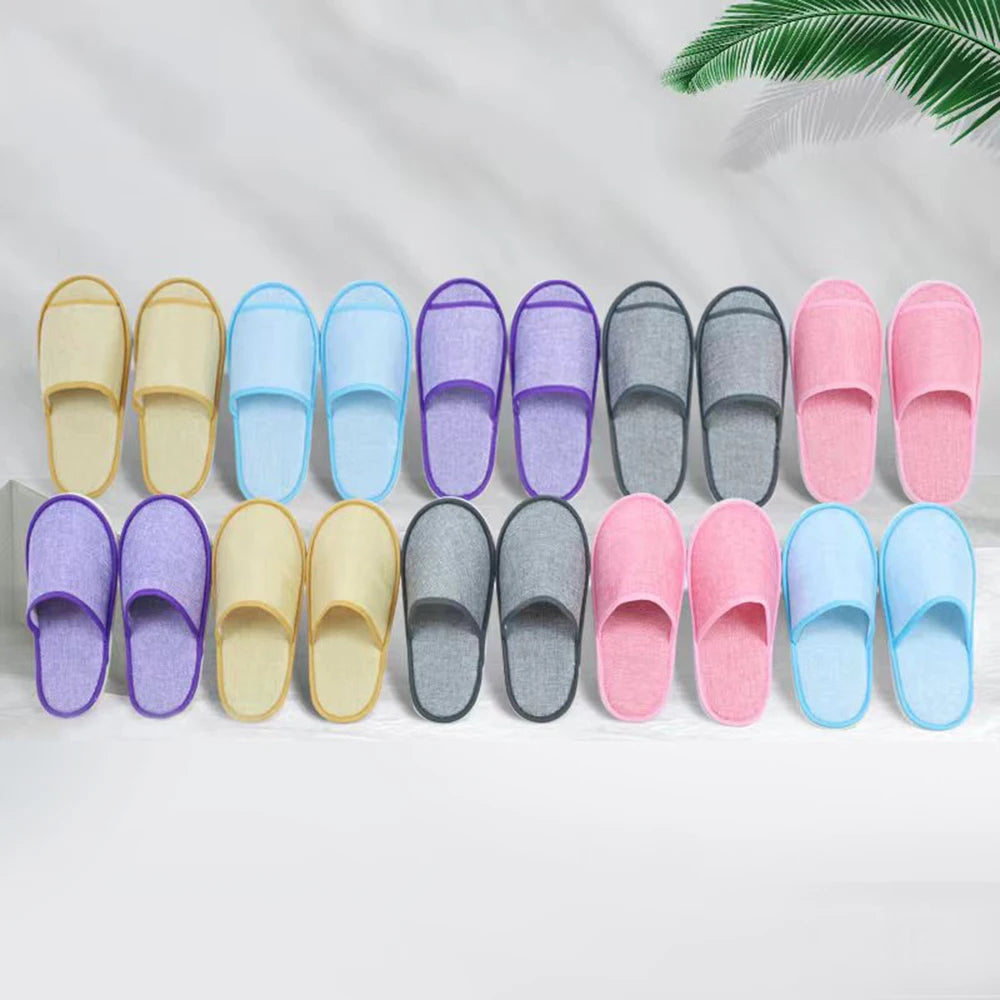 Unisex Indoor Slippers in Cotton or Linen