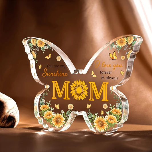 You Are My Sunshine" Acrylic Decorative Plaque – A Heartfelt Gift for Mom