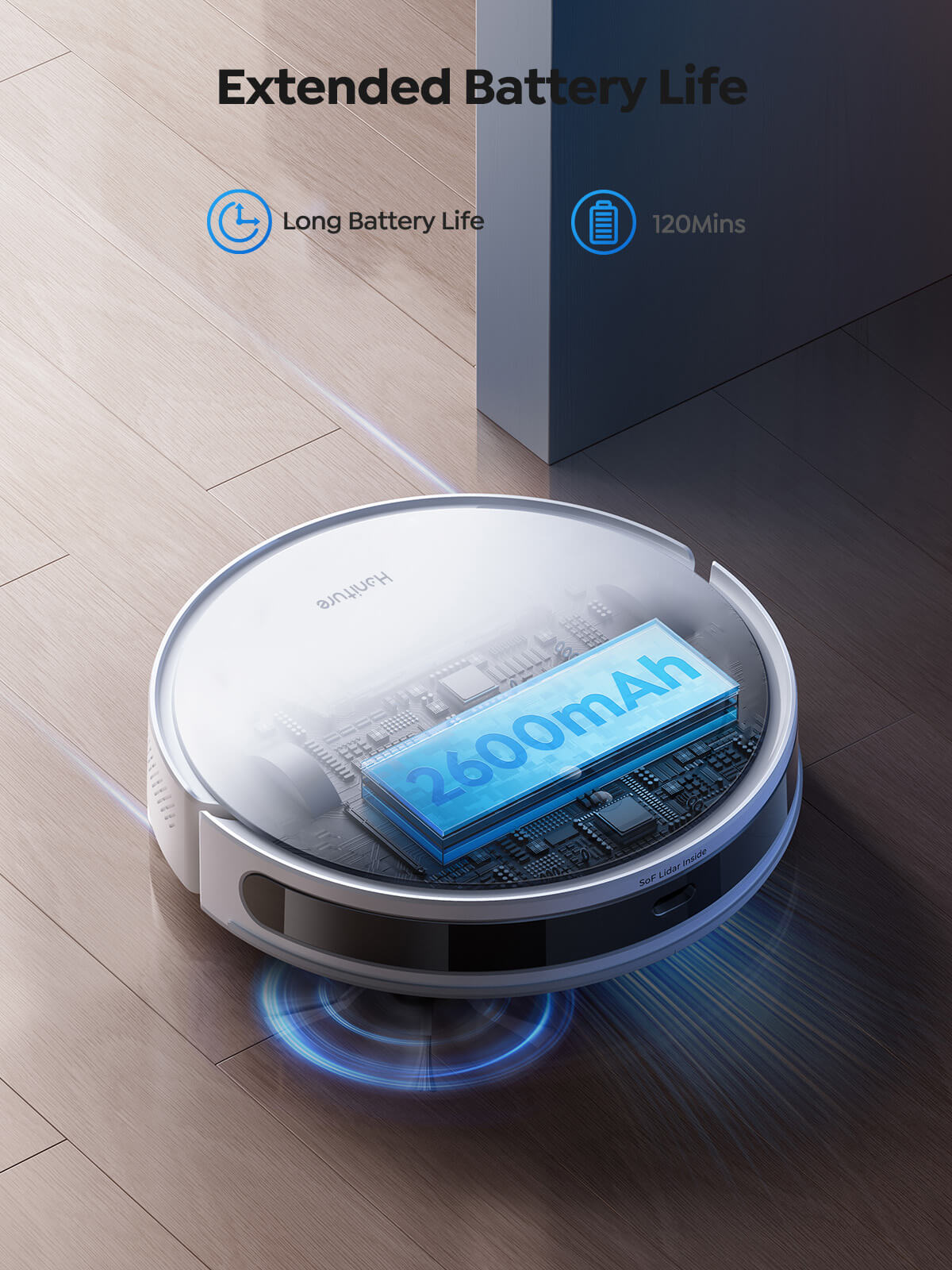 Honiture T10 Laser Navigation Robot Vacuum & Mop