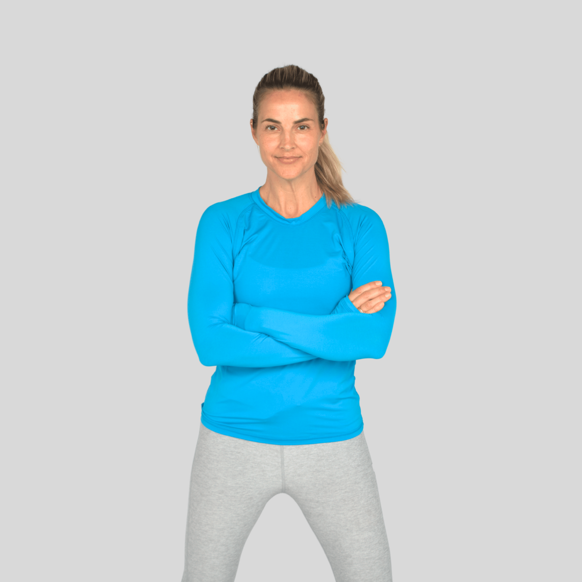 The Laguna Sun Foundation | Heathered Long-Sleeve Performance Shirt in Breathable Italian Tech-Fabric