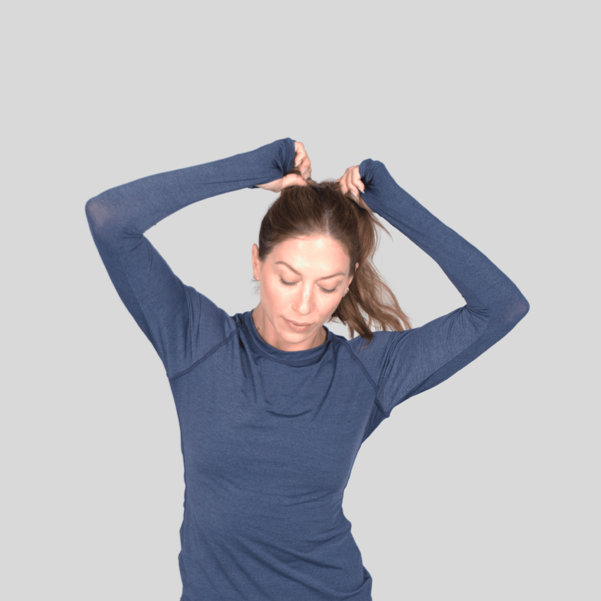 The Laguna Sun Foundation | Heathered Long-Sleeve Performance Shirt in Breathable Italian Tech-Fabric