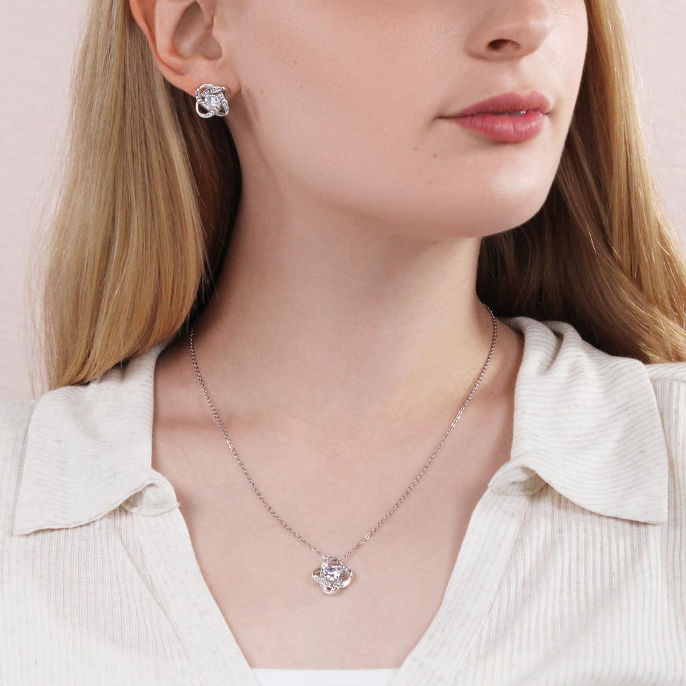Radiant Unity Love Knot Jewelry Set