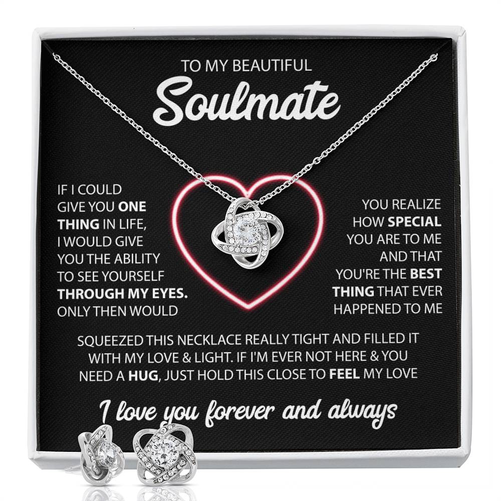Radiant Unity Love Knot Jewelry Set
