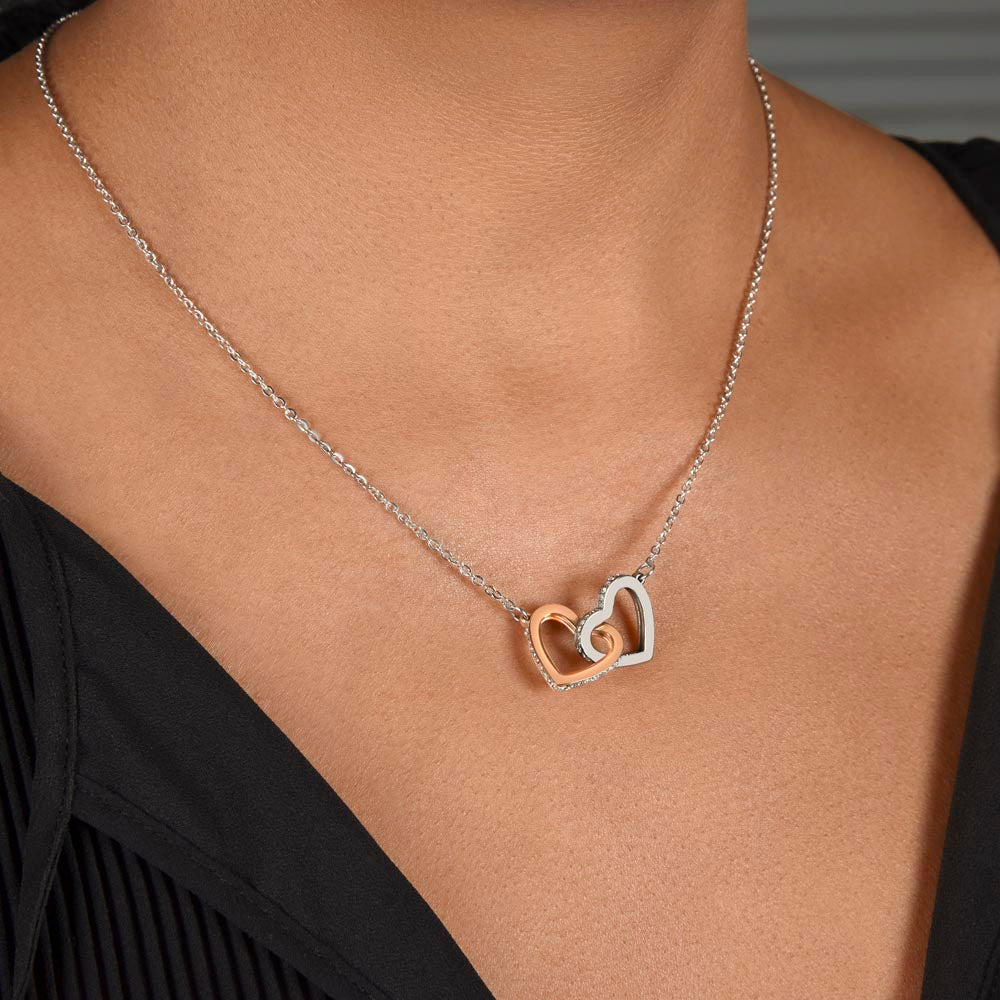 To My Mommy Double Heart Pendant