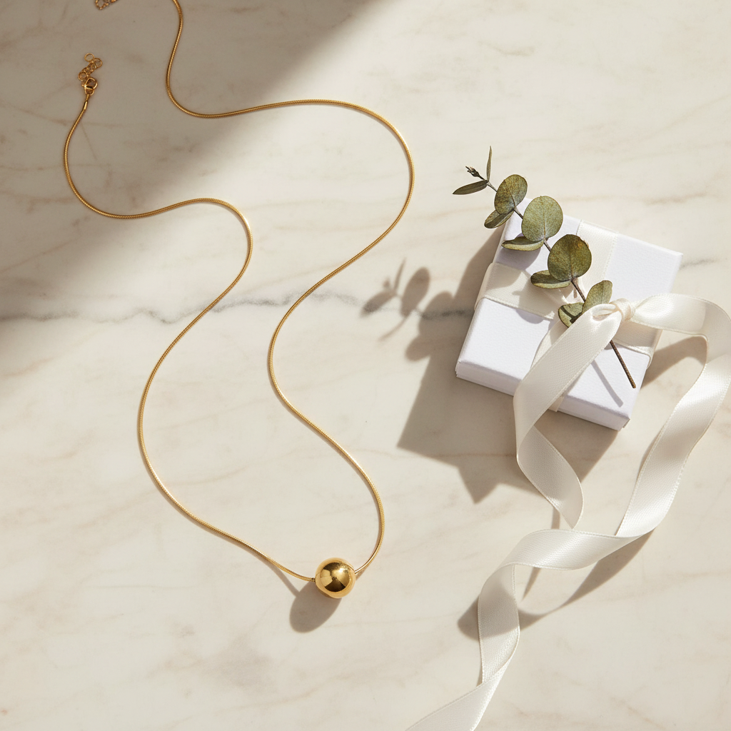 Ball Pendant Flat Lay