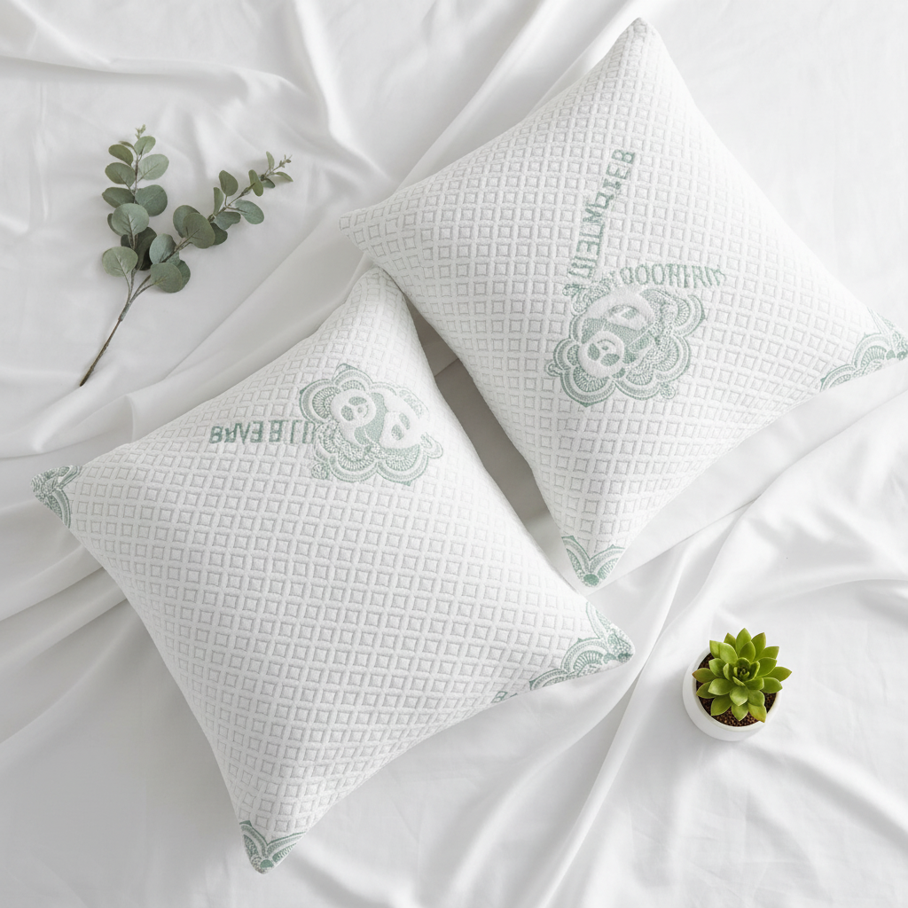 Bamboo Pillow – Flat Lay