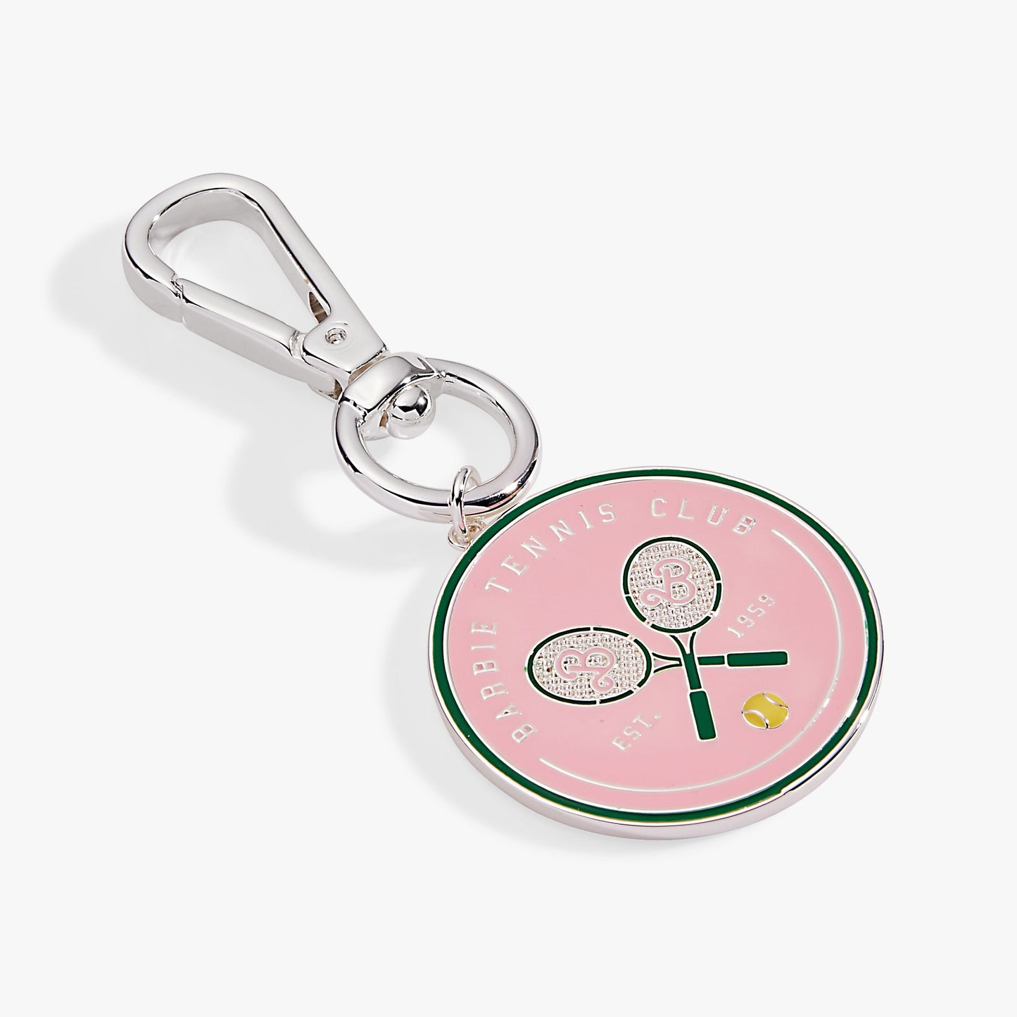 The Grand Slam Bag Charm | Barbie™ Tennis Club Edition in Signature Pink & Court Green