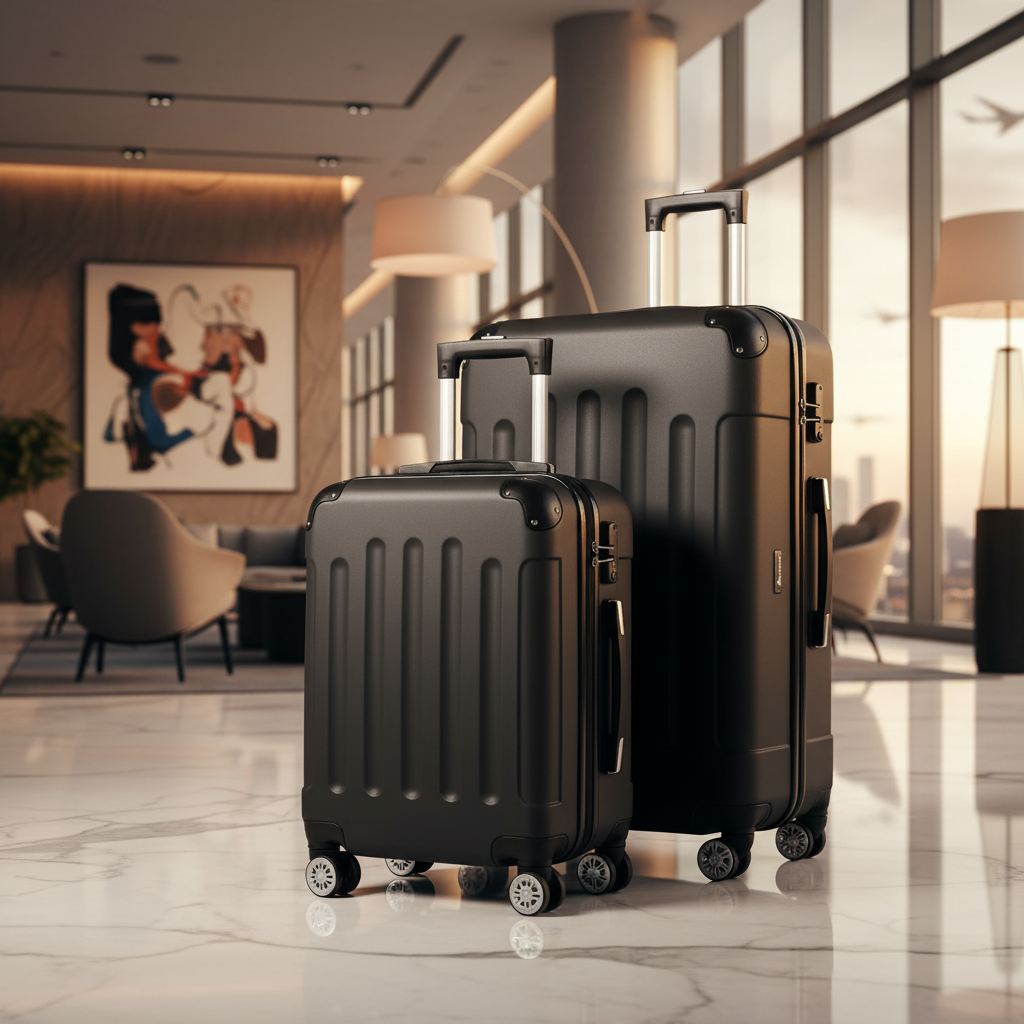 Black Luggage Set - Editorial
