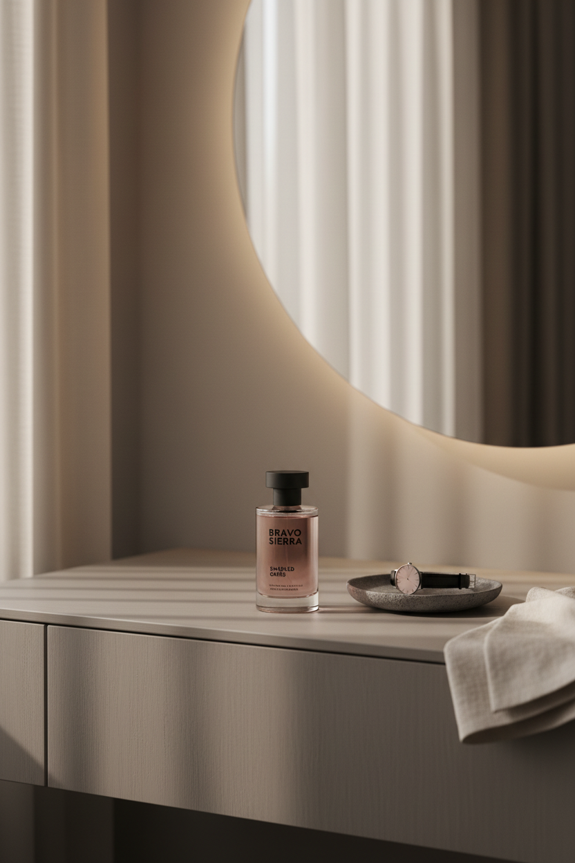 Bravo Sierra Smoked Orris Modern Bedroom Vanity