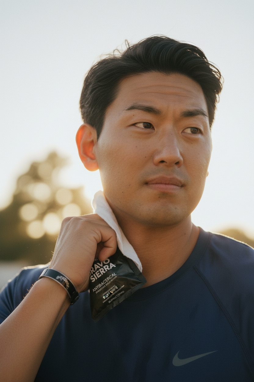 Bravo Sierra Wipes Editorial Portrait