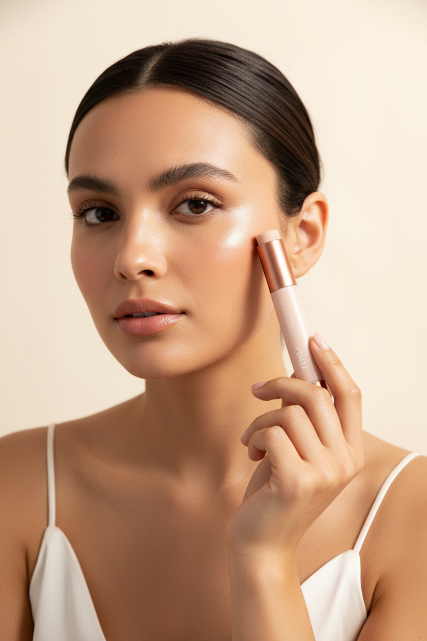 Clean Girl Aesthetic Full Face Shot