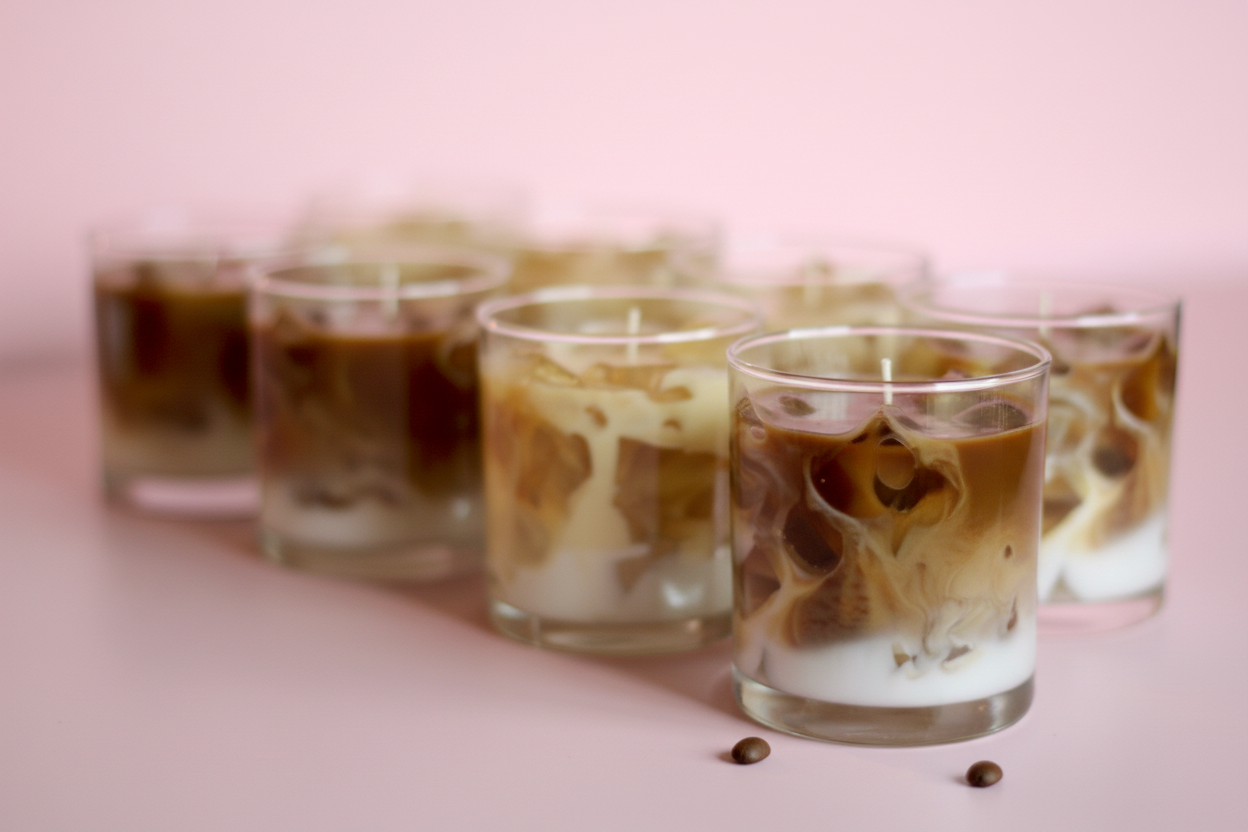 Coffee Date Candle Row