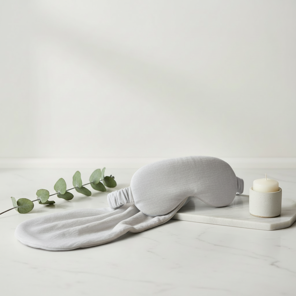 Cooling Bamboo Sleep Mask – Light Gray