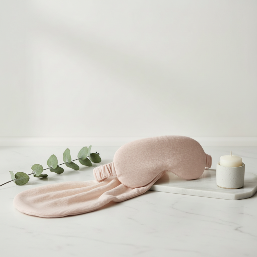 Cooling Bamboo Sleep Mask – Pink