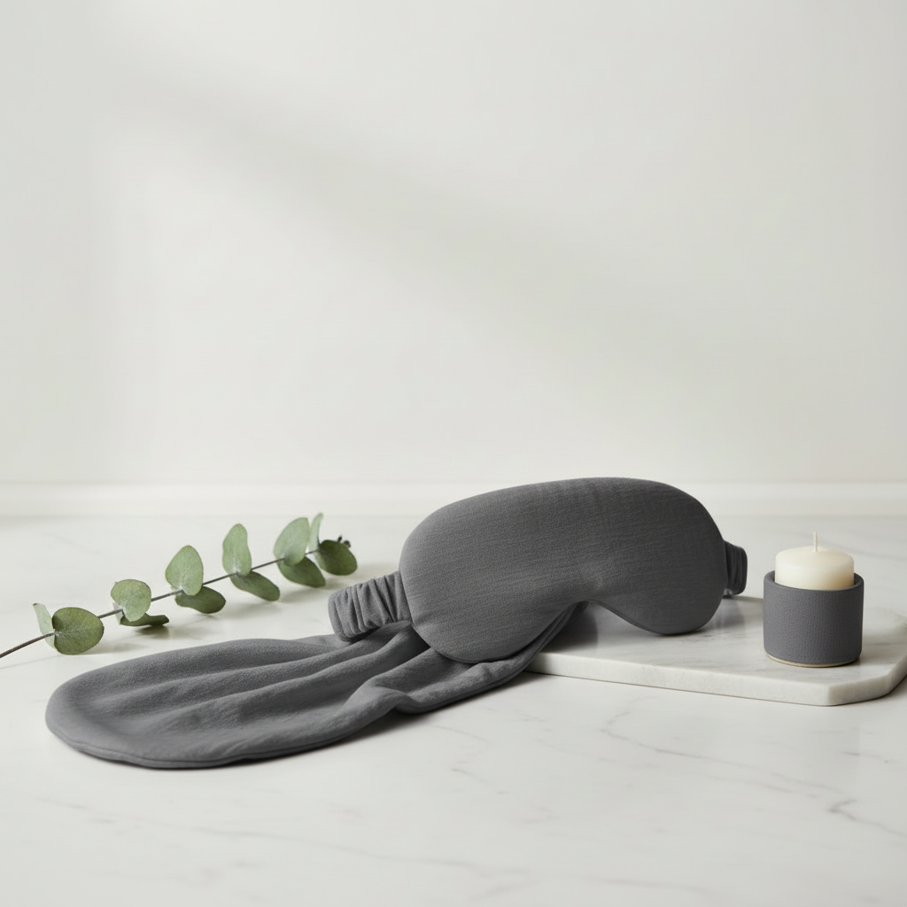 Cooling Bamboo Sleep Mask – Steel Gray