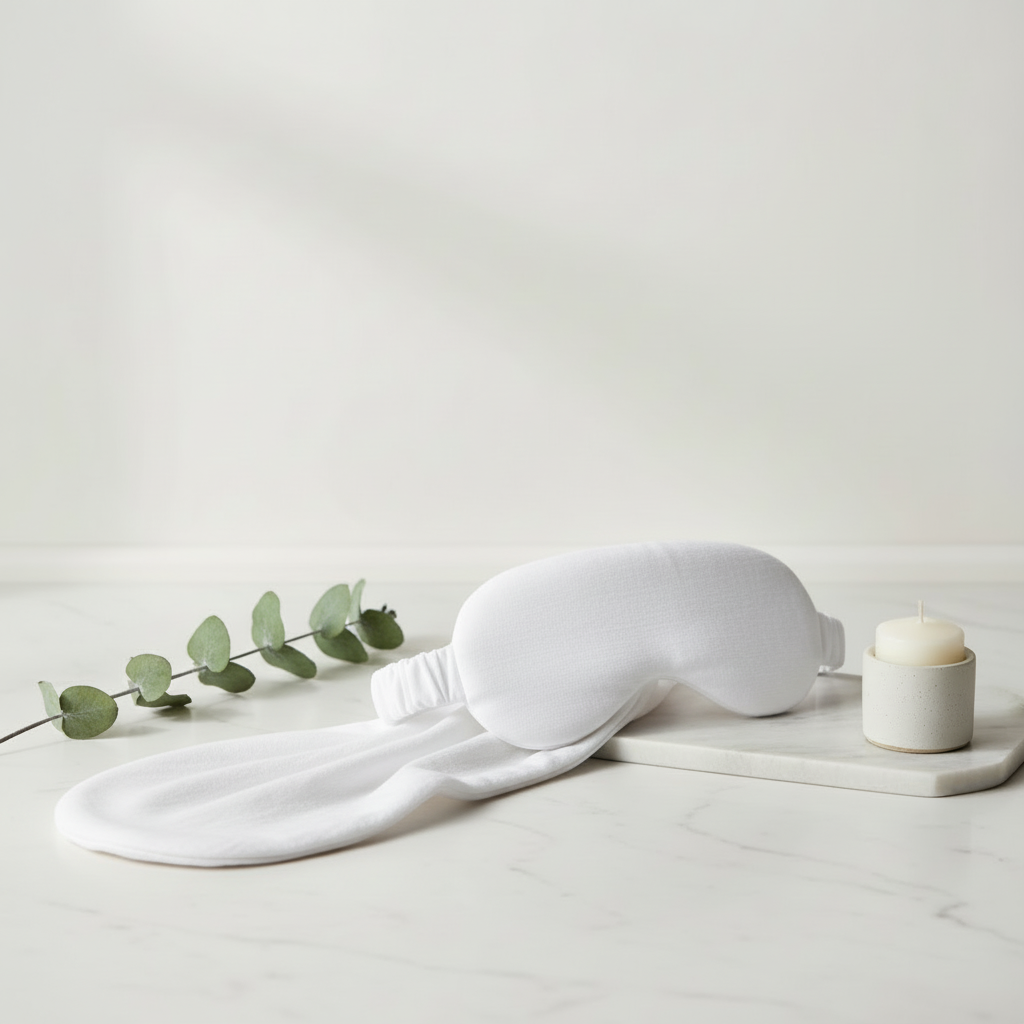 Cooling Bamboo Sleep Mask – White