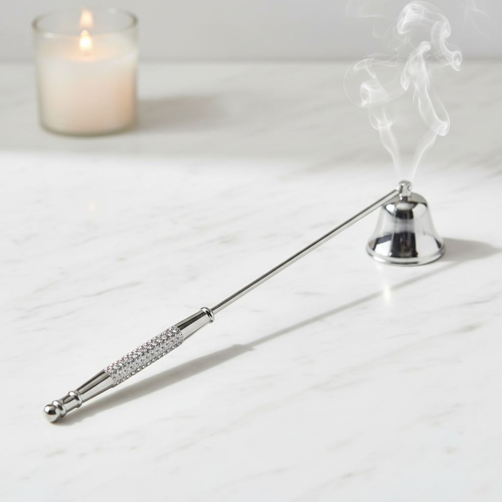 Crystal Candle Snuffer - Marble Editorial