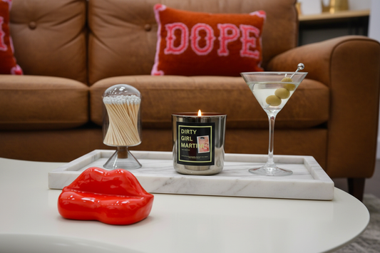 Dirty Girl Martini Living Room Vignette