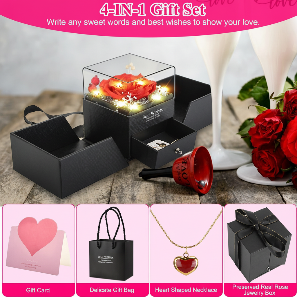 Editorial product listing for 4-in-1 gift set