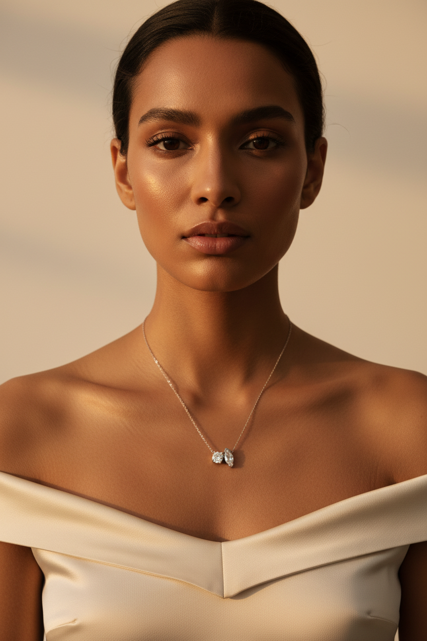 Editorial Silver - Olive Skin Tone