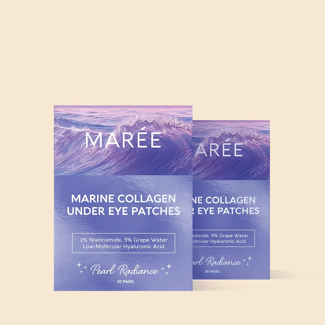 The Violet Hydrating Eye Gels  Patches Restorative Grape Water Essence | Brightening & Firming Treatment