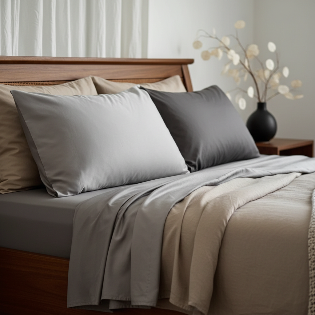Feather Gray Pillowcase