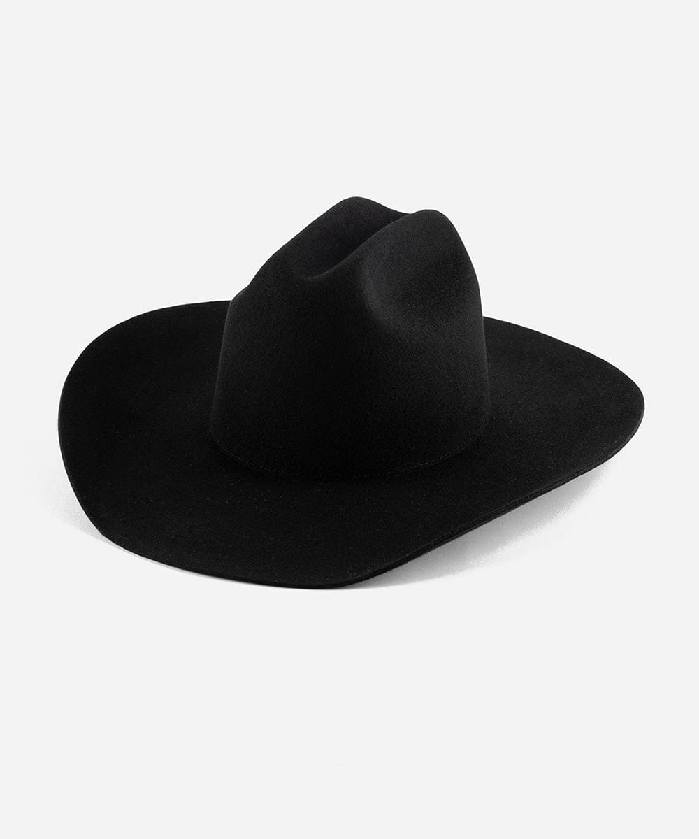The Teddy Cattleman | Structured Felt Western Hat with Traditional Cattleman Crown