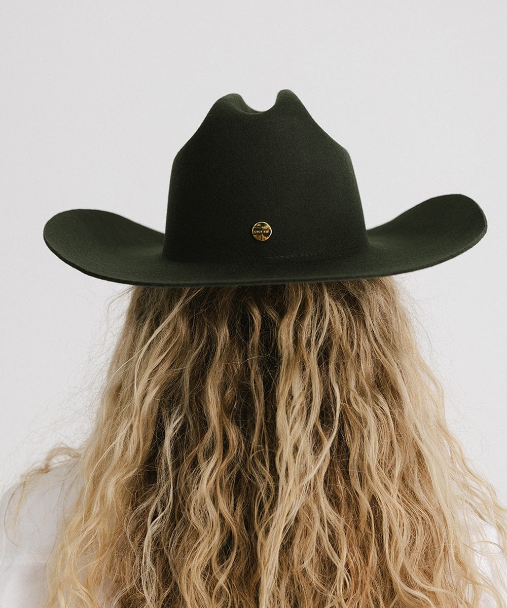 The Teddy Cattleman | Structured Felt Western Hat with Traditional Cattleman Crown