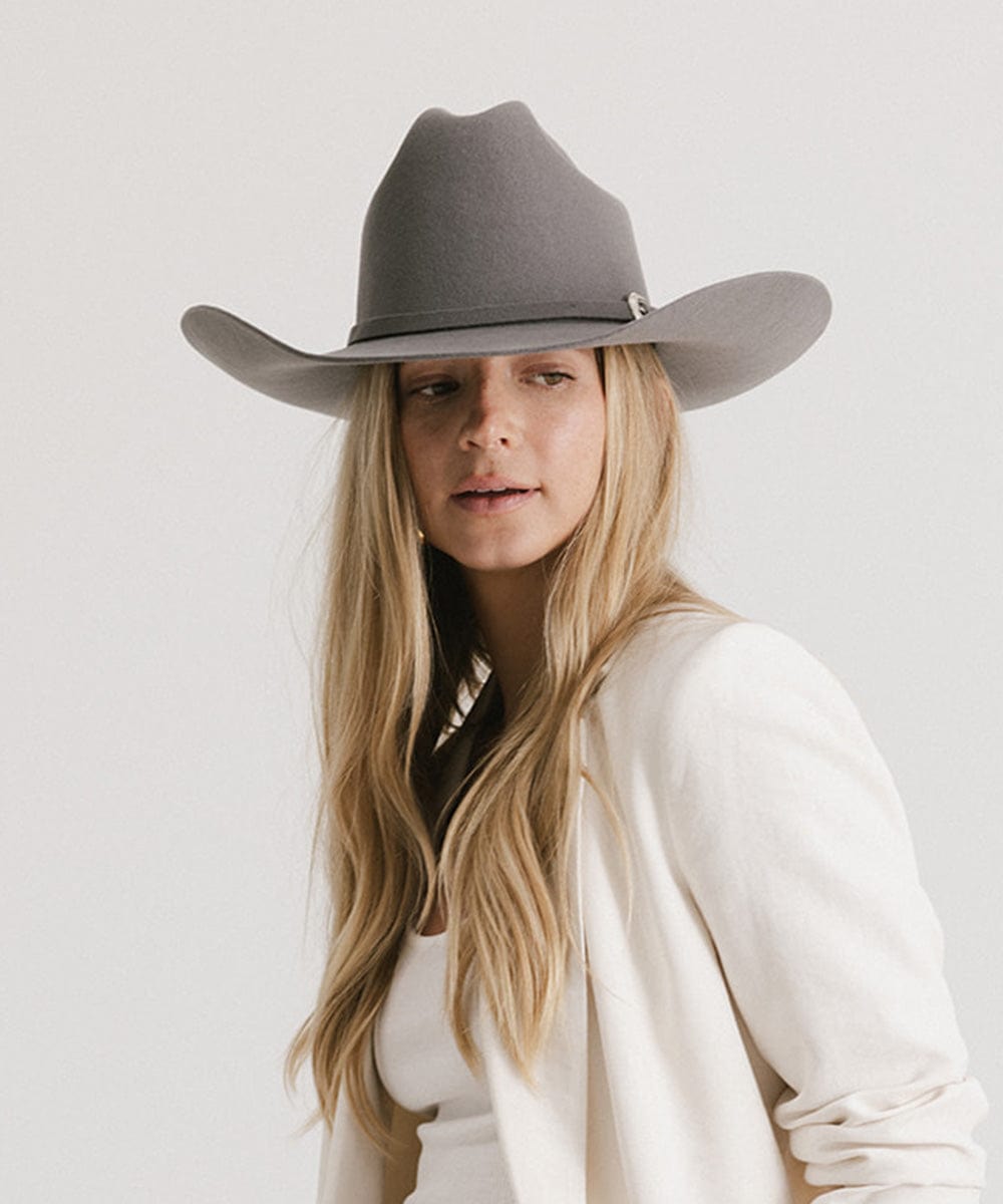 The Teddy Cattleman | Structured Felt Western Hat with Traditional Cattleman Crown