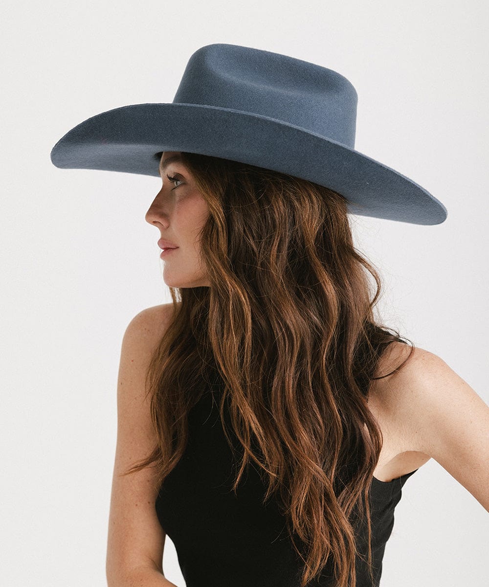 The Teddy Cattleman | Structured Felt Western Hat with Traditional Cattleman Crown