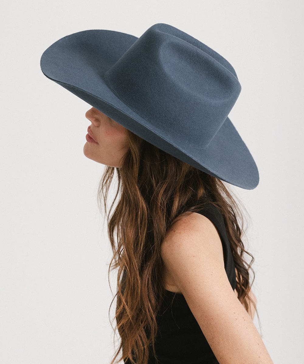 The Teddy Cattleman | Structured Felt Western Hat with Traditional Cattleman Crown