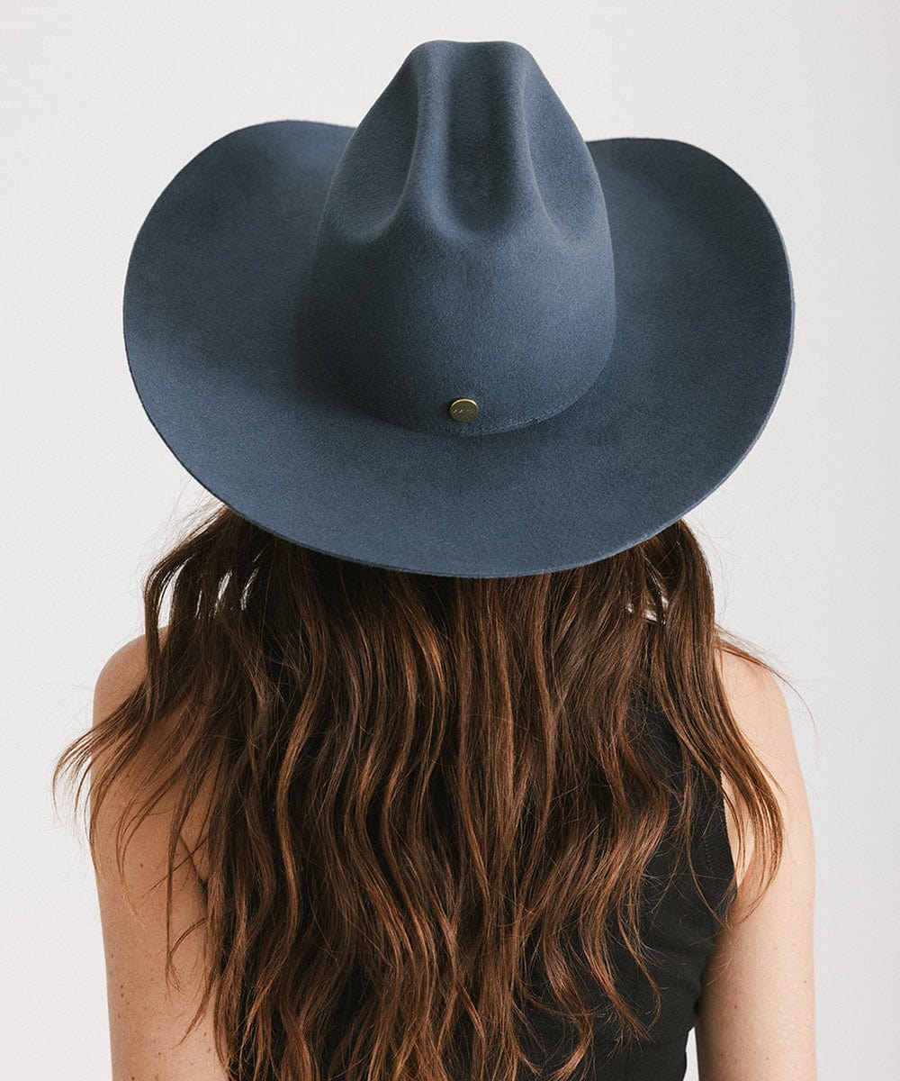 The Teddy Cattleman | Structured Felt Western Hat with Traditional Cattleman Crown