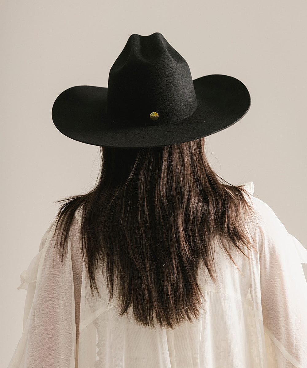 The Teddy Cattleman | Structured Felt Western Hat with Traditional Cattleman Crown