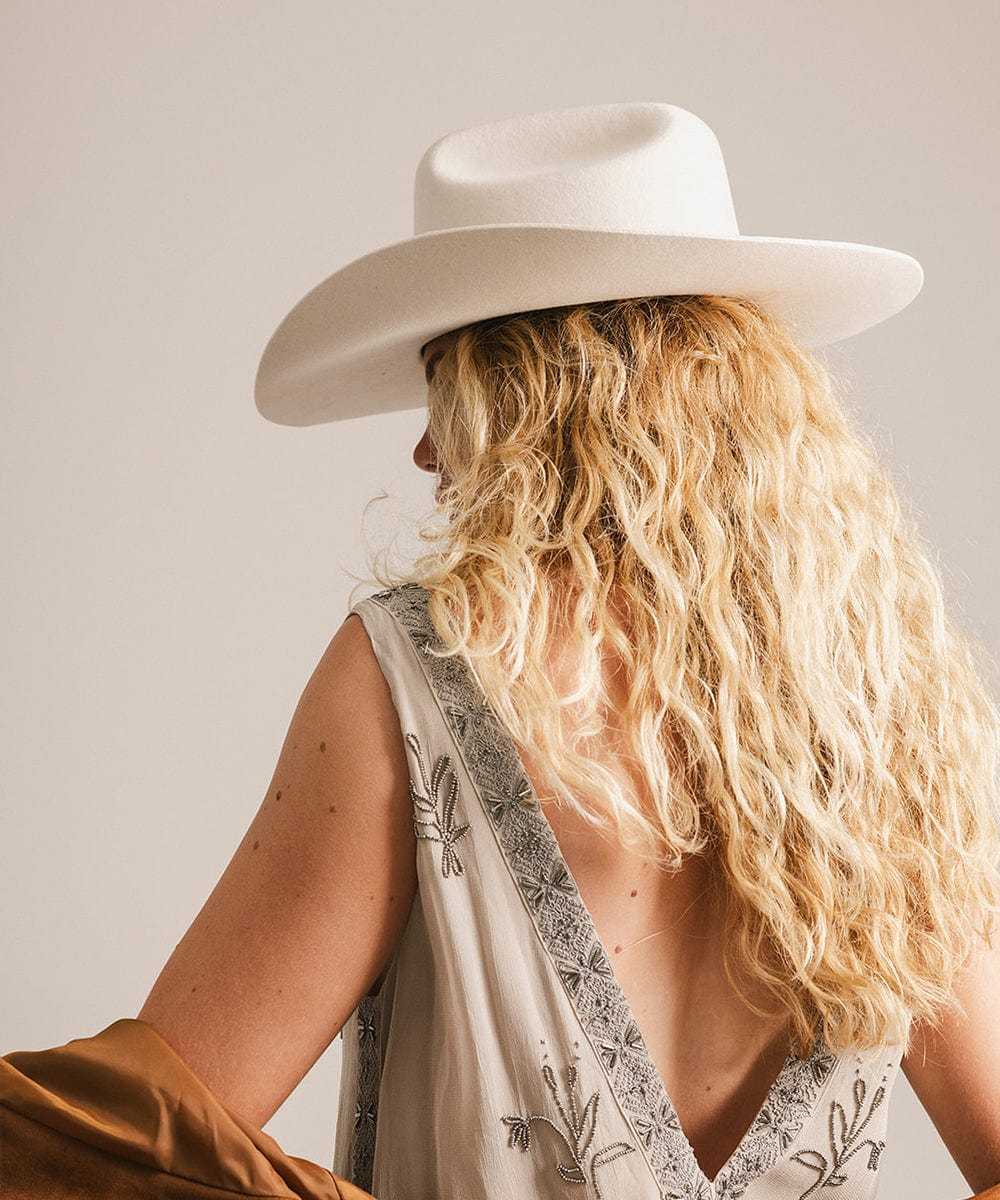 The Teddy Cattleman | Structured Felt Western Hat with Traditional Cattleman Crown