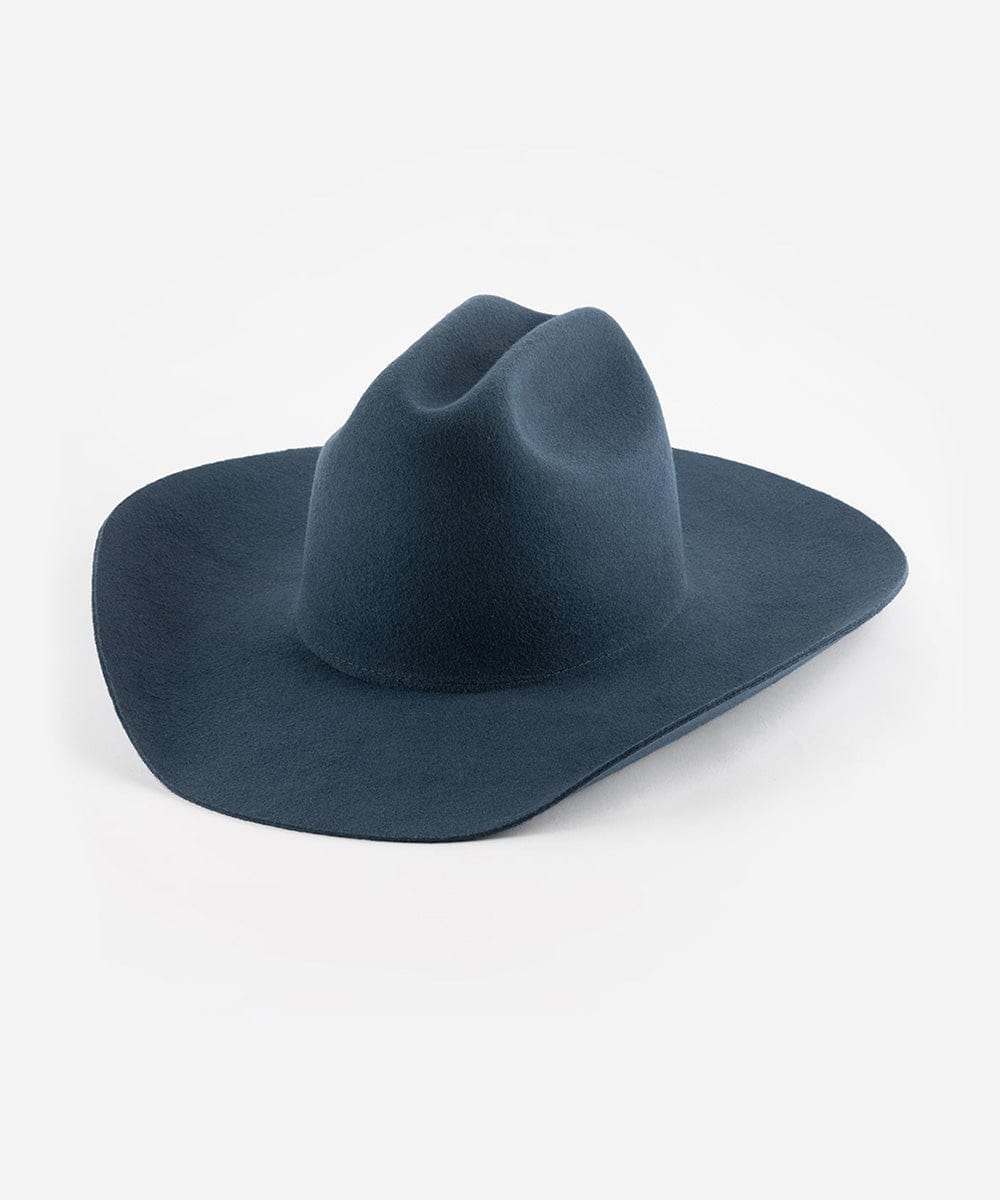 The Teddy Cattleman | Structured Felt Western Hat with Traditional Cattleman Crown