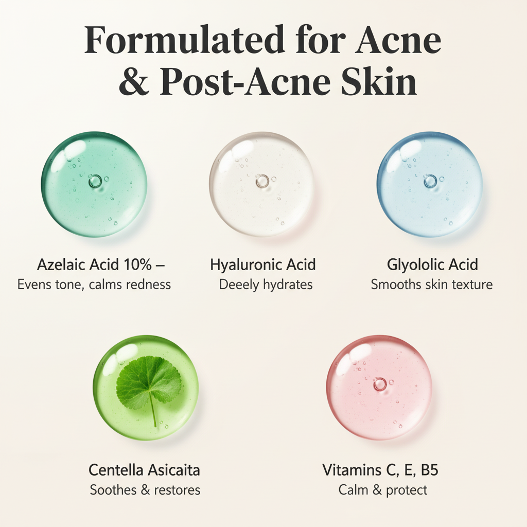Formulated for Acne & Post-Acne Skin – Improved