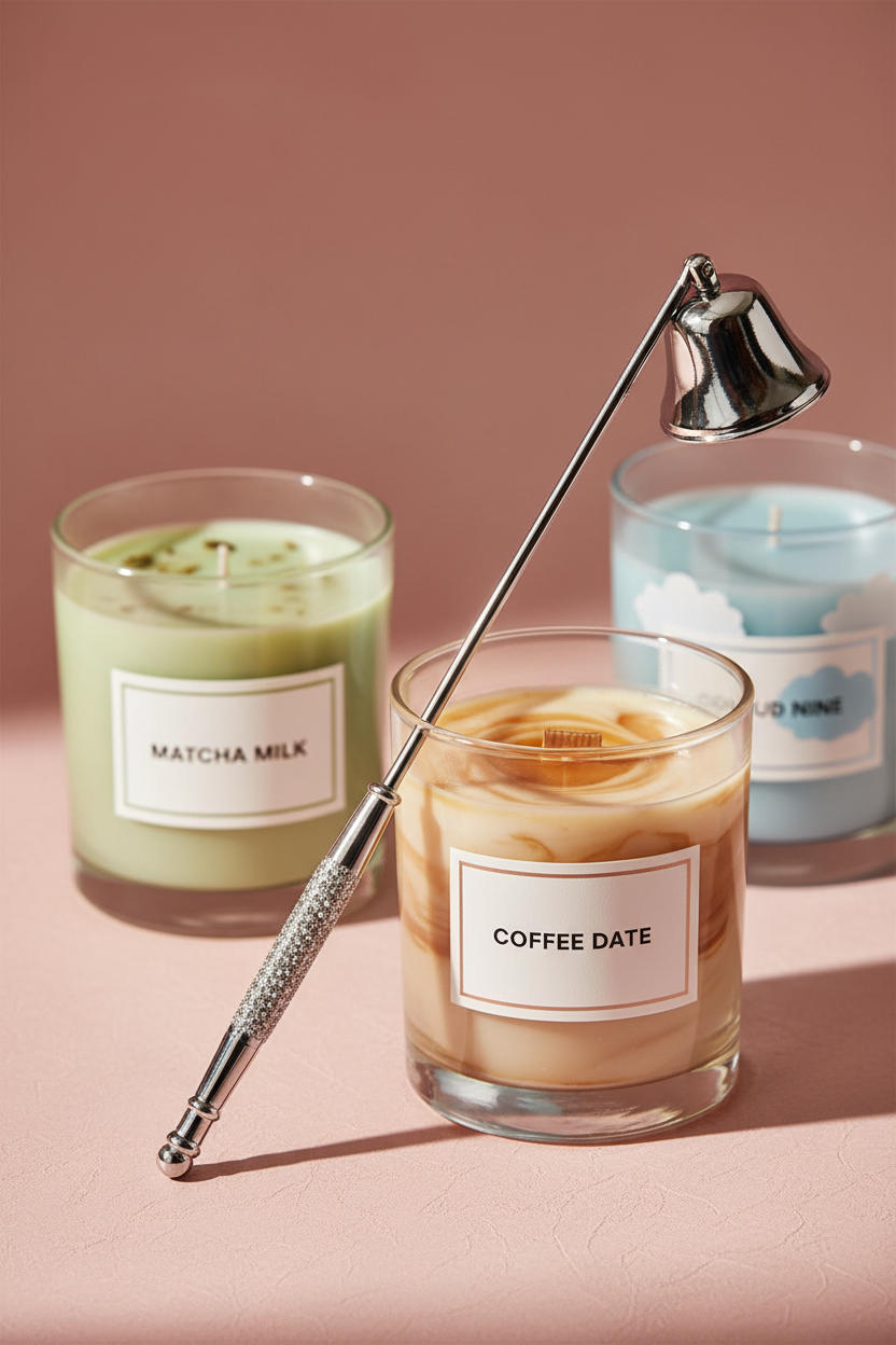Luxury Candle Collection Portrait with Snuffer