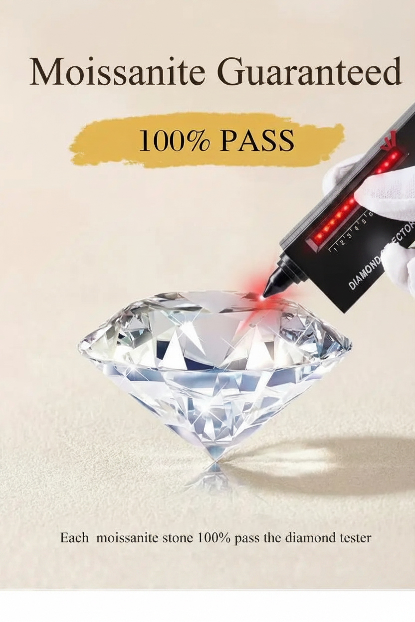 Moissanite Guaranteed - Luxury Version